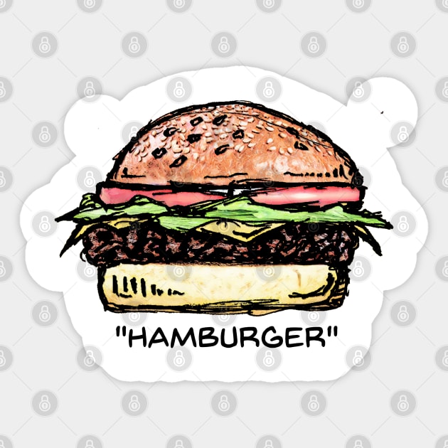 Hamburger Sticker by ImpArtbyTorg